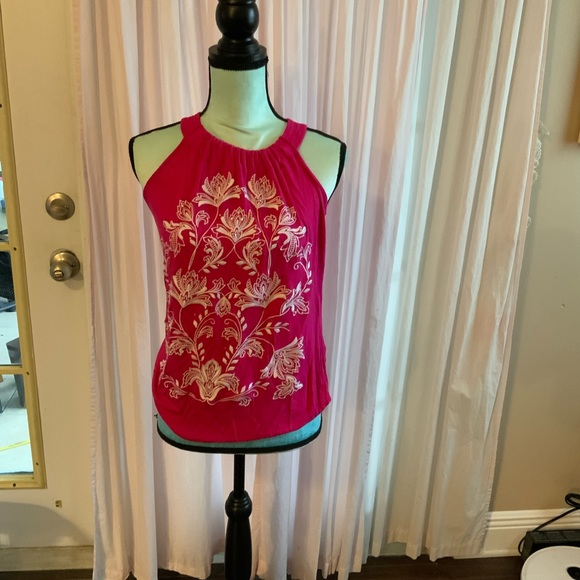 INC top Bright Pink XL - Picture 2 of 3